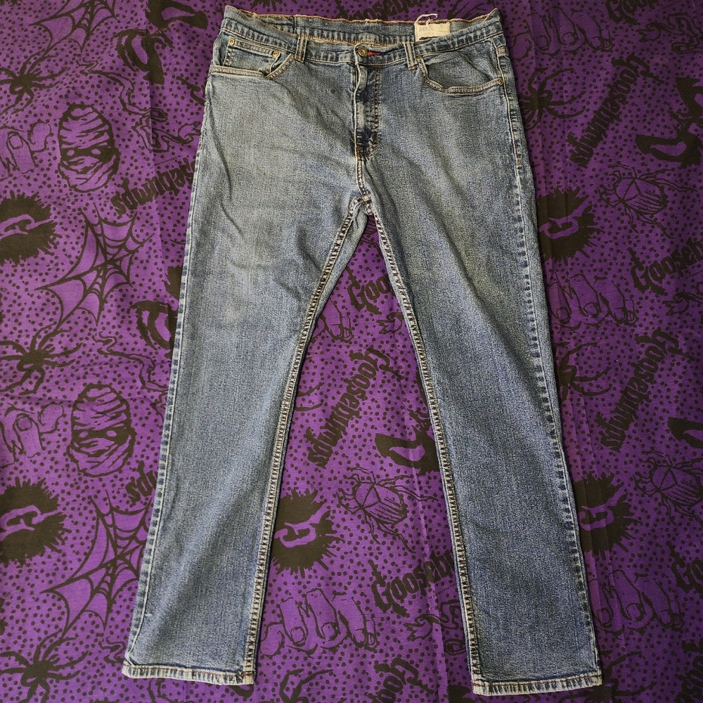 CCS Classic Blue Slim Straight Denim Jeans 36x32